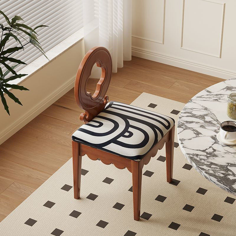 เก้าอี้ MASTERHOME รองรับสี่ใบเก้าอี้บ้านขนาดเล็กเก้าอี้ห้องนอนพักผ่อนเก้าอี้ตามปกติอิตาลีกลับ 