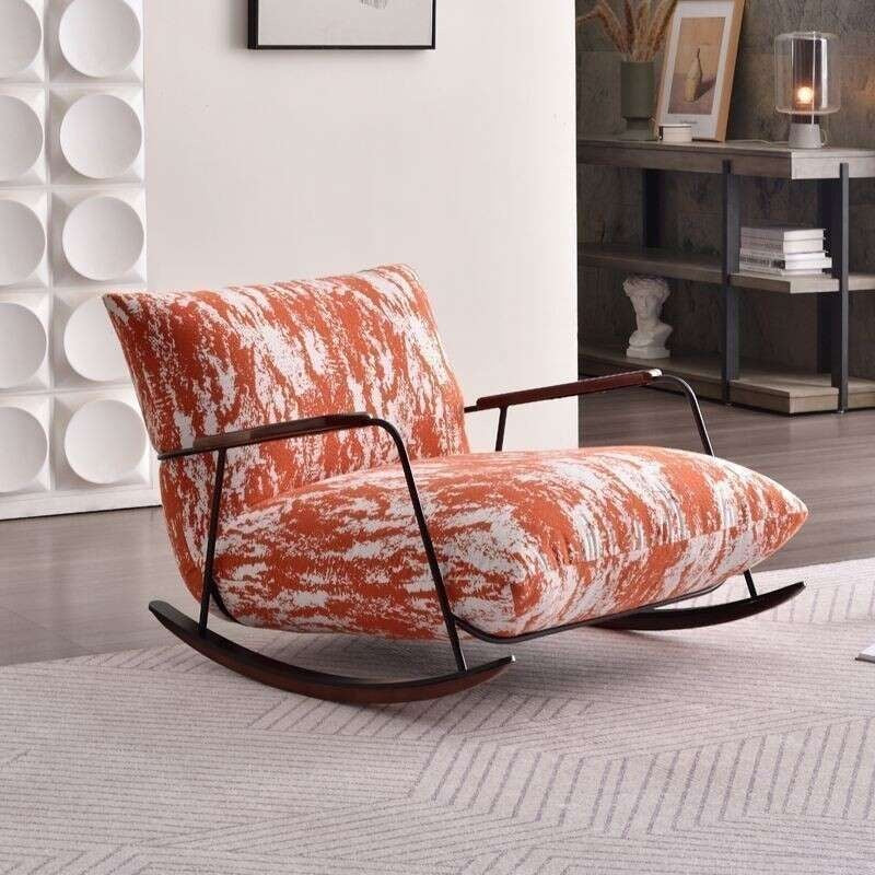 ผ้าเบานอร์ดิกในบ้านพักผ่อนแงะโยนโซฟาคนเดียวเก้าอี้สั้น mink veet