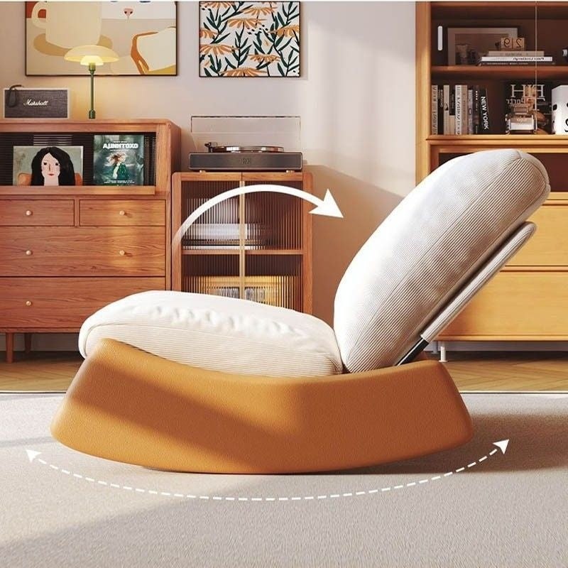 Lazy Rocking Single Lounge Chair Living Room Sofa Five Gear Adjustable