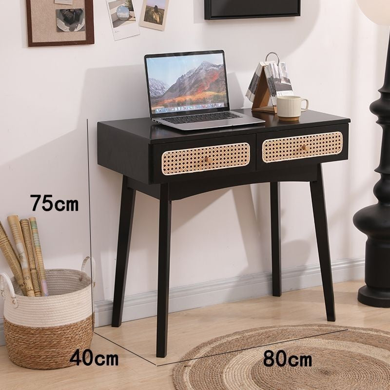 Modern Wicker Nordic Simple Home Bedroom European Style Makeup Dressing Table