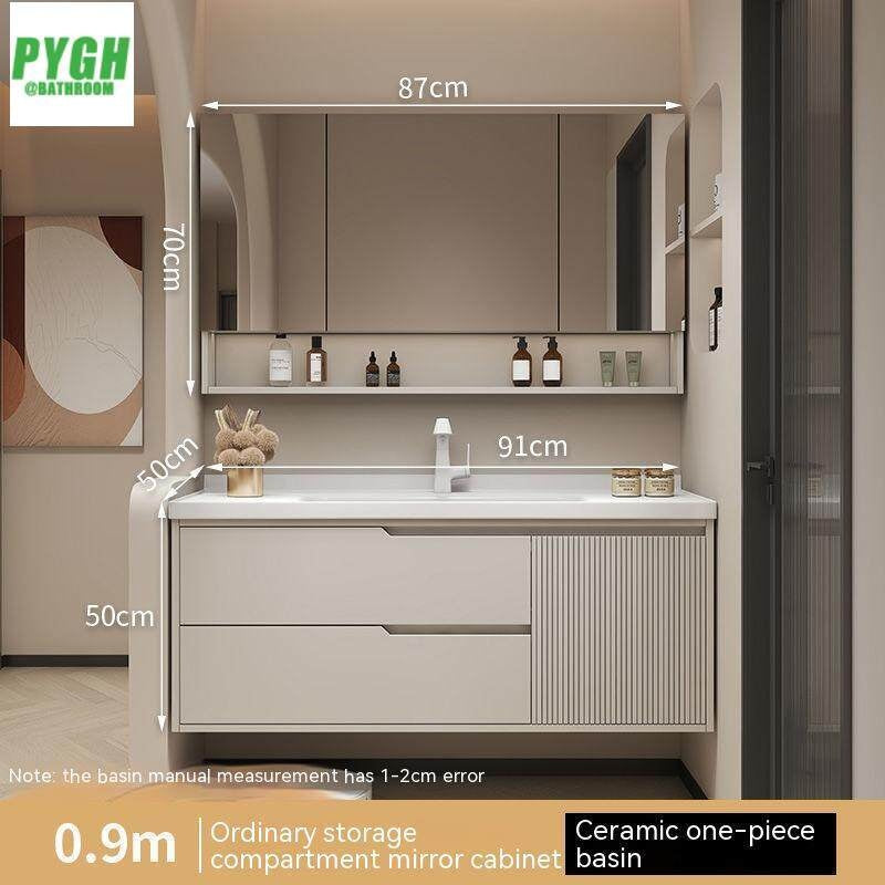 QW- Bathroom Sink Cabinet Set with Smart Mirror