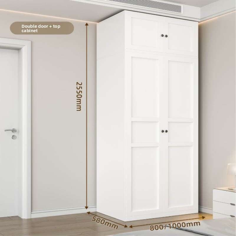 Thick metal wardrobe for home bedroom modern simple Floor standing storage cabinet