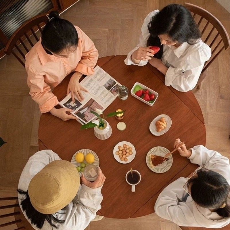 MASTERHOME โต๊ะพับได้ทรงกลมขนาดเล็กบ้านสแควร์โต๊ะรองรับสแตนเลสขาโต๊ะพับ 