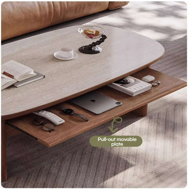 Stone Board Living Room Home Modern Simple Coffee Table