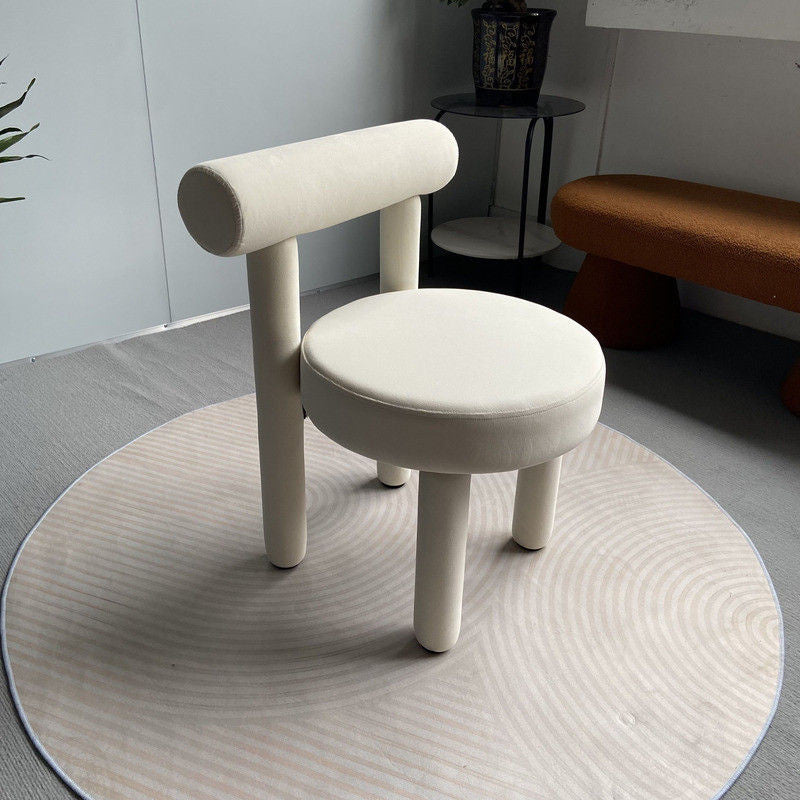 ออกแบบรูปลักษณ์ความกว้างและความหนาขึ้นออกแบบมินิมอลบ้านห้องนอนด้านหลังเก้าอี้สตูลสไตล์เพื่อรองรับเก้าอี้สีแดงแต่งหน้า 