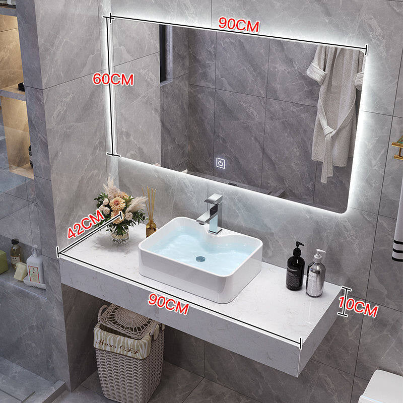 QW- Spot product/Bangkok DeliveryBathroom storage cabinet Smart mirror in the bathroom