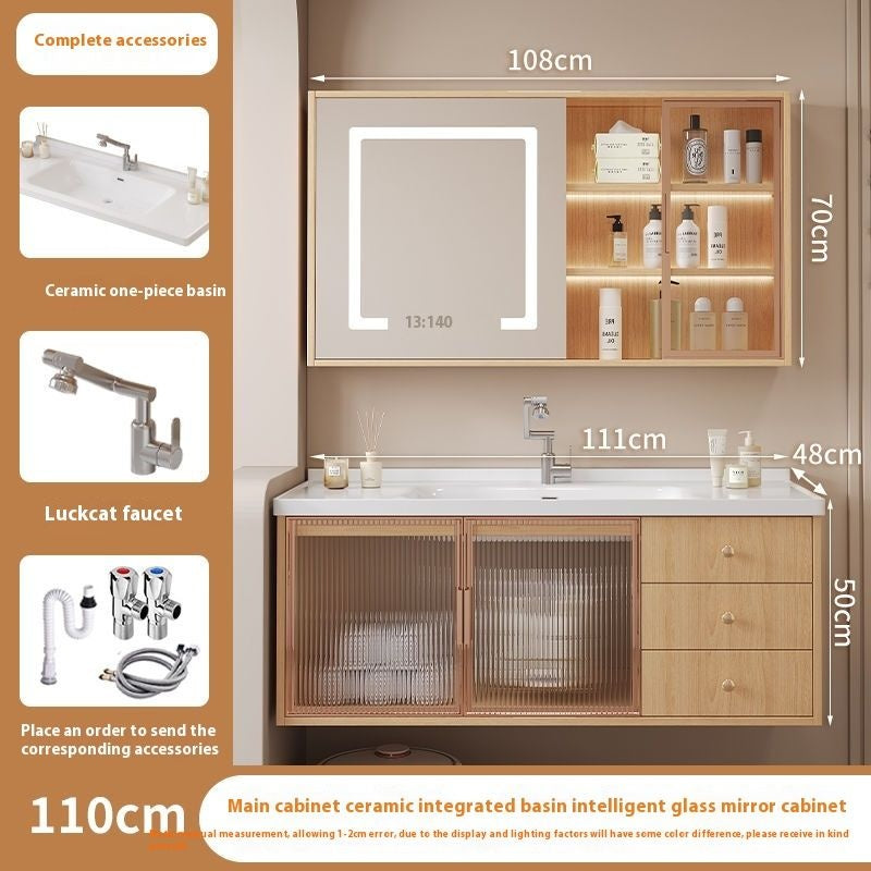 ห้องน้ำภายในห้องน้ำตู้กระจกอัจฉริยะชุดห้องน้ำห้องน้ำ 