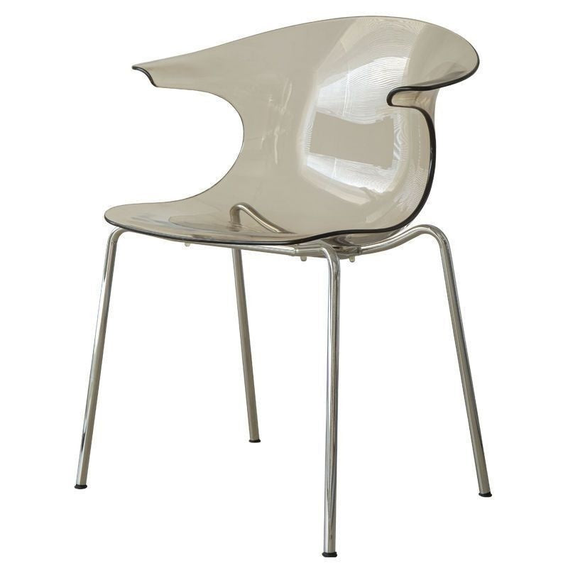 เก้าอี้โบราณโบราณเก้าอี้อะคริลิคใสเก้าอี้เรียบง่ายทันสมัยเก้าอี้พักผ่อนลมครีมเก้าอี้พนักพิง 