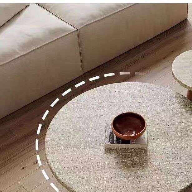 Stone Cave Living Room Home Marble Simple Small Coffee Table