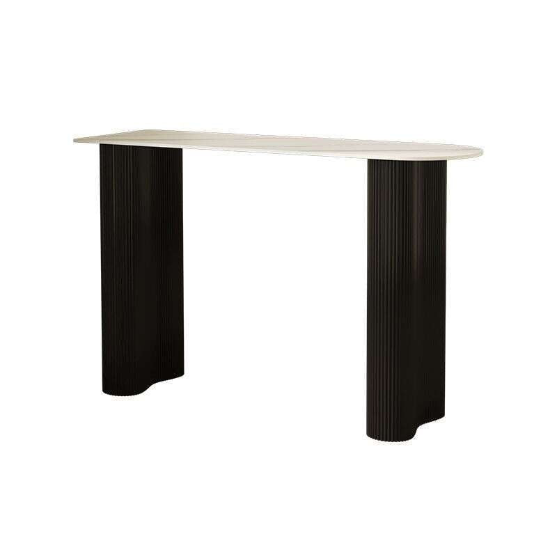 Slate for home use Modern simple and chair set. Sectional sofa side bar table with high legs