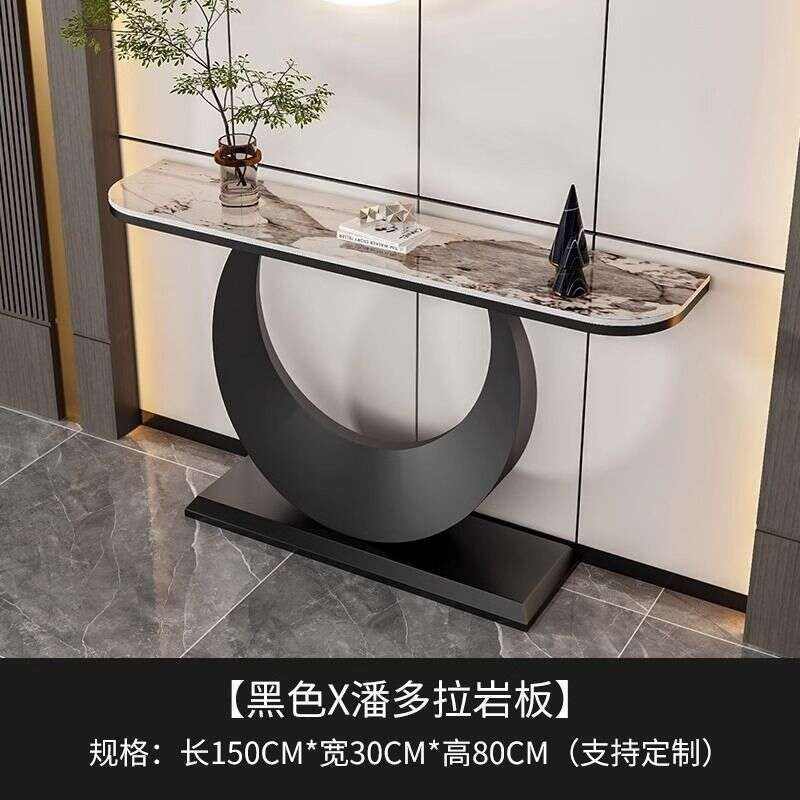 Living bar end stone table, entrance cabinet, simple, modern, light luxury, living room wall table