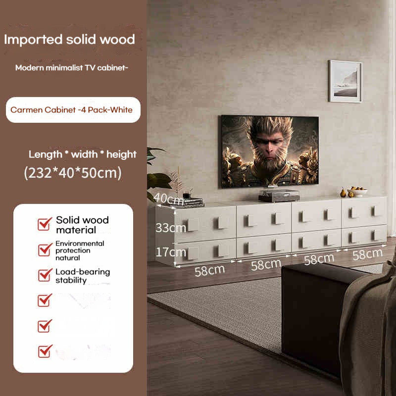 Ministry Free Combination Living Room Storage Bedside TV Cabinet Premium Multifunctional