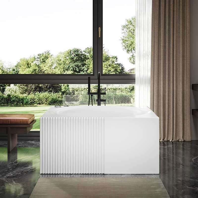 QW- Acrylic Double Spa Bathtub