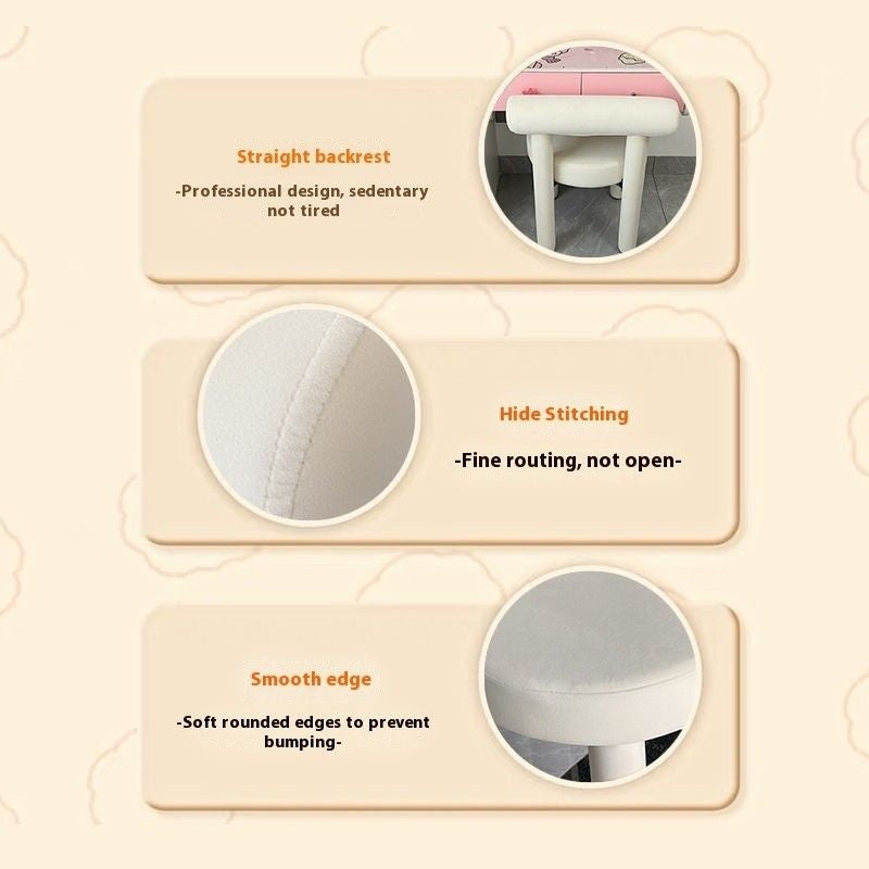 ออกแบบรูปลักษณ์ความกว้างและความหนาขึ้นออกแบบมินิมอลบ้านห้องนอนด้านหลังเก้าอี้สตูลสไตล์เพื่อรองรับเก้าอี้สีแดงแต่งหน้า 