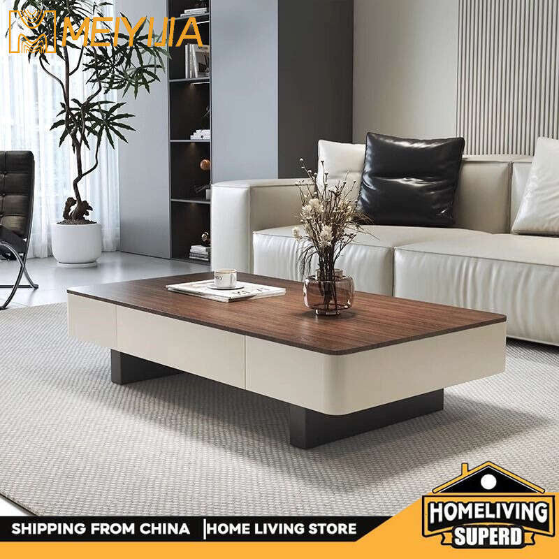 Italian Style Rectangular Stone High-end Living Room Coffee Simple Modern Table for Home