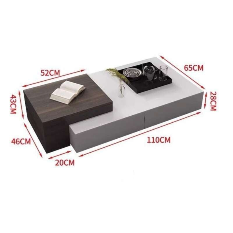 Multi-functional Adjustable Stone Coffee Table for Living Room Simple modern home use. Elegant and classy tea table.
