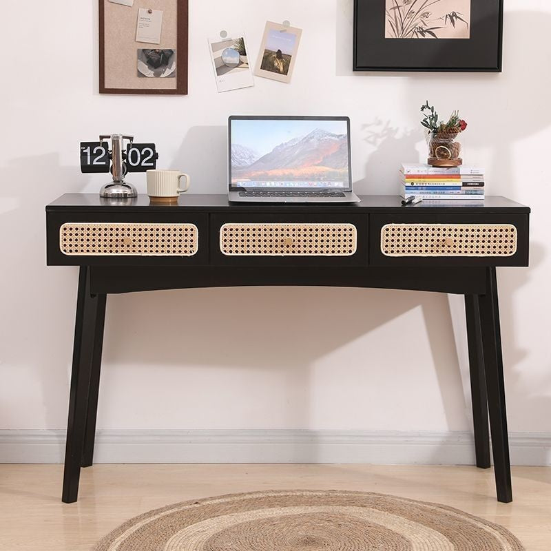 Modern Wicker Nordic Simple Home Bedroom European Style Makeup Dressing Table