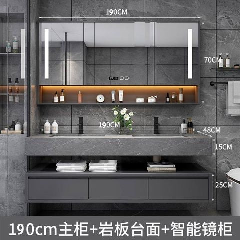 ห้องน้ำภายใน, ตู้กระจกอัจฉริยะ, ส่วนประกอบทั้งหมด 