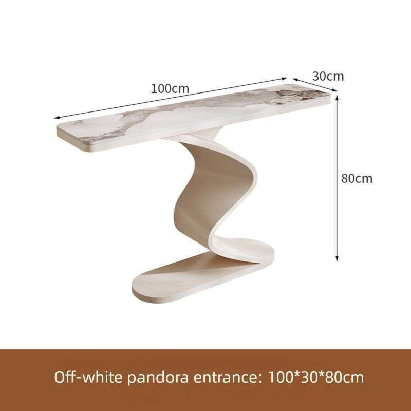 Living room bar stone entrance Extra narrow wall table Modern minimalist style Console sideboard