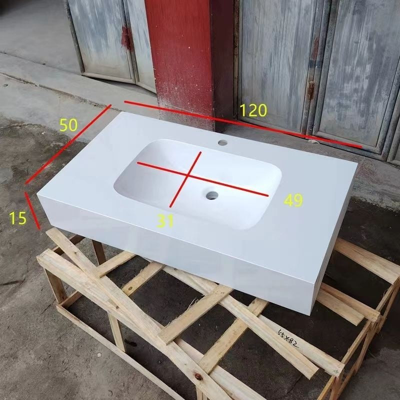 QW- Bathroom Artificial Stone Ceramic Basin