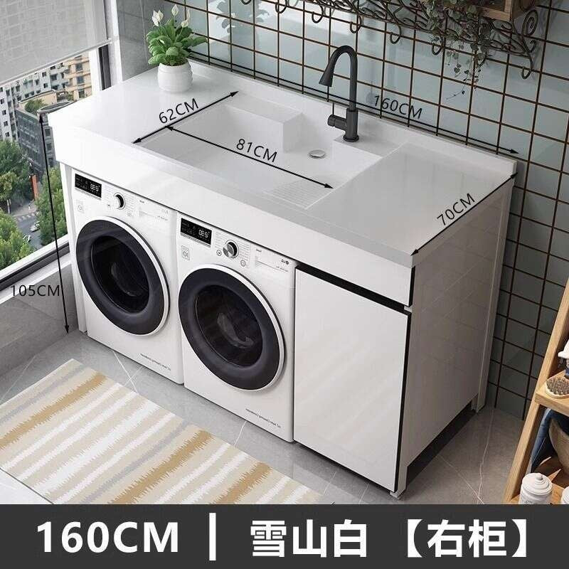 QW- aluminum bathroom sink set Bathroom storage cabinet