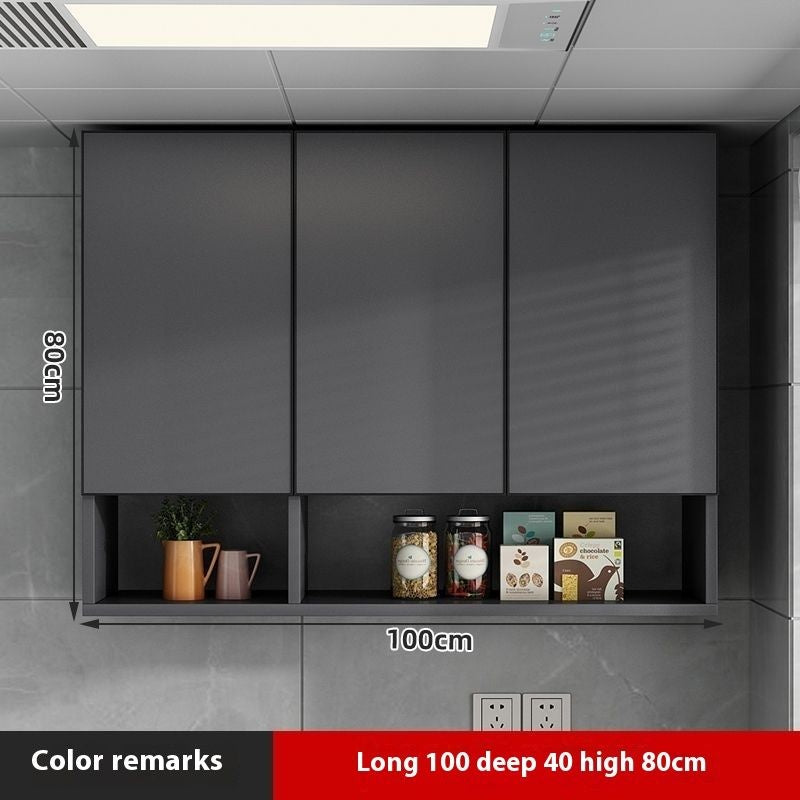 QW- Aluminum Alloy Kitchen Hanging Storage Waterproof Cabinet