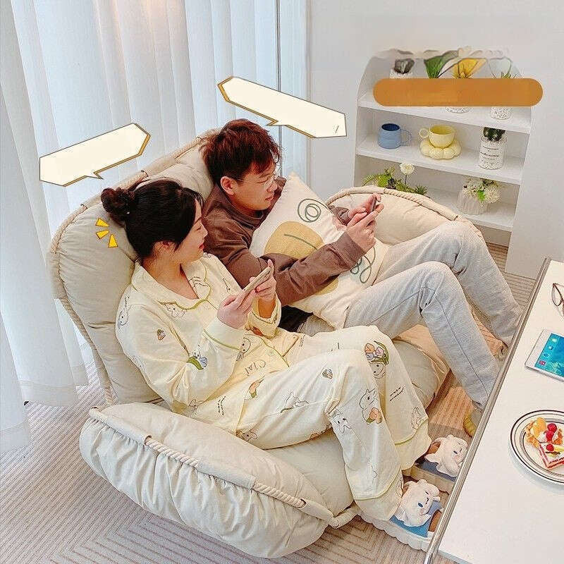 โซฟา เสื่อทาทามิ ห้องห้องนอนเตียงคู่เก้าอี้ขี้เกียจขนาดเล็ก